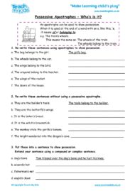 Worksheets for kids - possessive-apostrophes-whos-is-it
